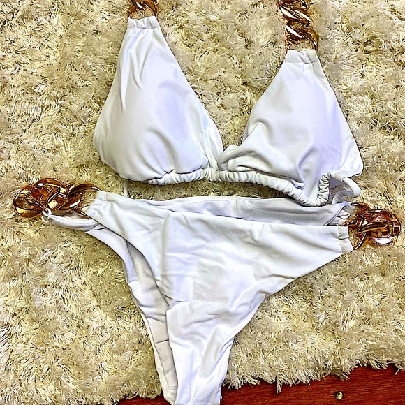 HALTER CHAIN LINK BIKINI - Picture 7 of 7